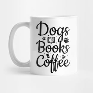 Dogs Books Coffee Mug